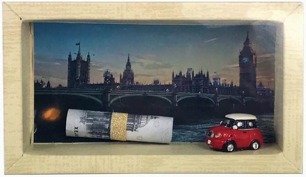 Geldgeschenk Gutschein London Mini Cooper GS043
