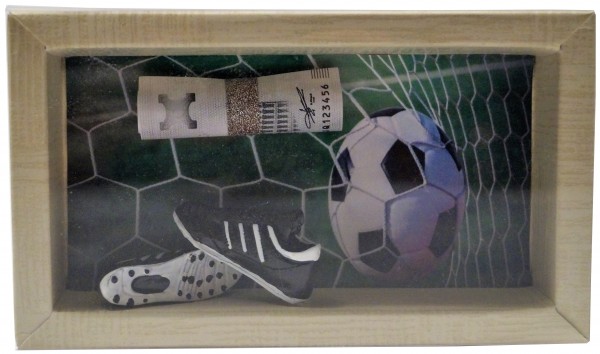 Geldgeschenk Gutschein Fussball Ticket Schuhe GS048