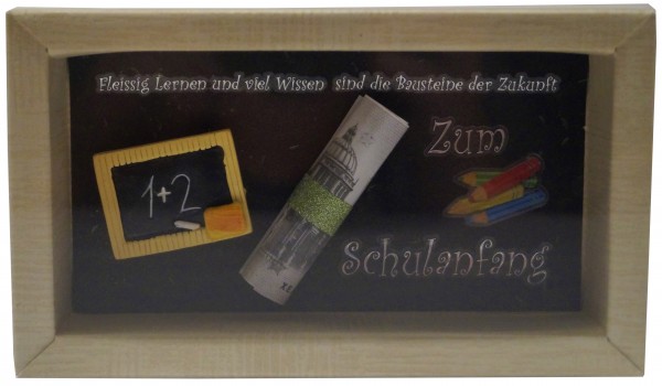 Geldgeschenk Gutschein zur Einschulung GS049