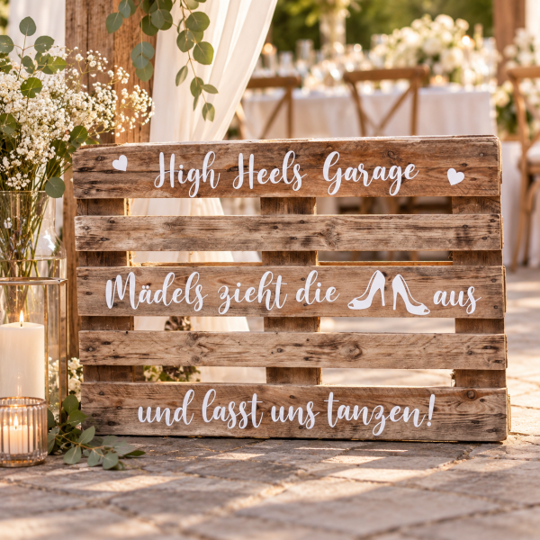 High Heel Garage – Die stilvolle Schuhgarage für eure Hochzeit mieten / 20 €