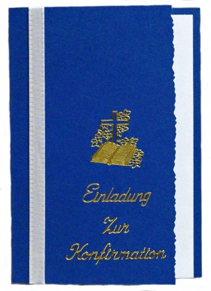 10 x Einladung Einladungskarte Konfirmation Einladungen KK013