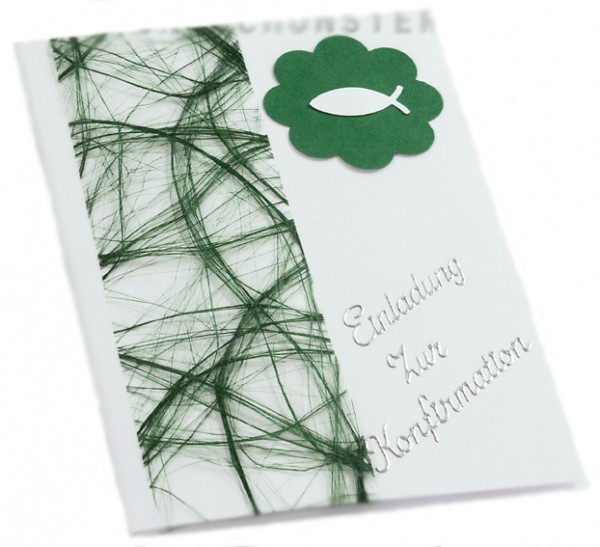 10 x Einladung Einladungskarte Konfirmation Einladungen KK040