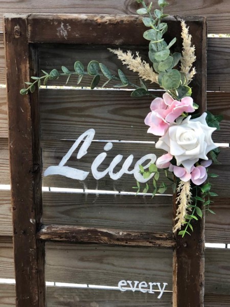 Fenster Vintage Deko HOCHZEIT Scheunenhochzeit freie Trauung live every moment