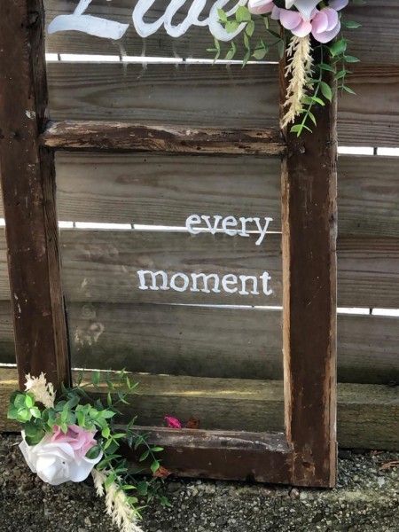 Fenster Vintage Deko HOCHZEIT Scheunenhochzeit freie Trauung live every moment