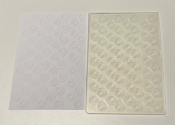 Prägeschablone Kreise zur Kartengestaltung DIY - PRÄ004