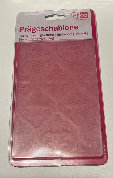 Prägeschablone BAROCK Muster zur Kartengestaltung DIY - PRÄ006