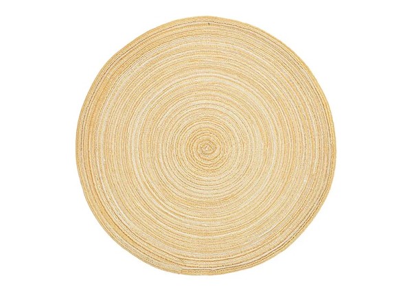 Vermietung von Platzsets creme, rund, Durchmesser: 38 cm, 1,00 EUR / Stück