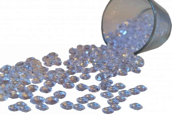 100 gr Streudeko Tautropfen Diamanten klar SR0027   ( 100 gr / 3,99 € )