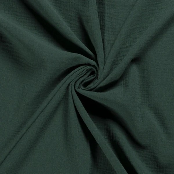 Vermietung von Musselin Stoff Tischläufer ca. 300 cm x 40 cm - Farbe dunkelgrün / 5,50 €