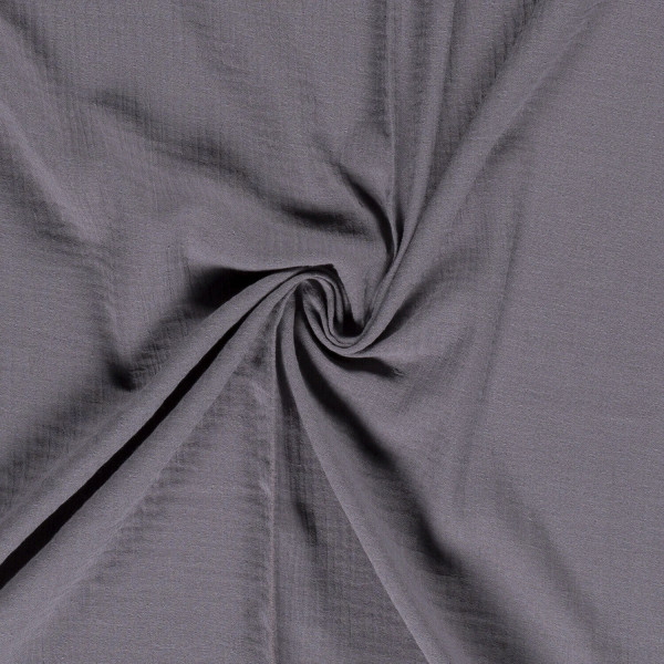 Tischläufer Musselin-Stoff 300 cm x 40 cm - TLanthrazit - Farbe anthrazit grau