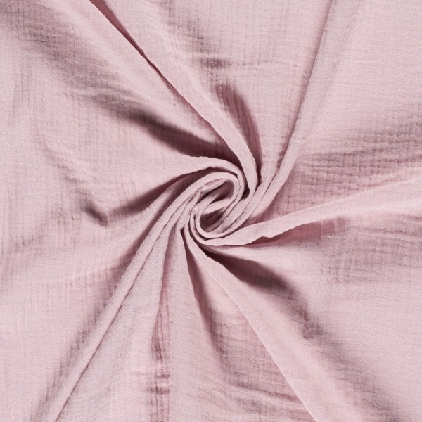 Vermietung von Musselin Stoff Tischläufer ca. 300 cm x 40 cm - Farbe antikrosa / 5,50 €