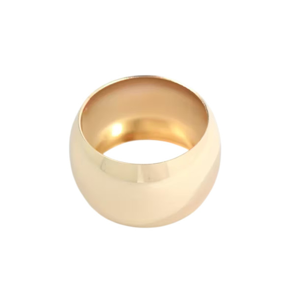 edle Serviettenringe mieten zur Hochzeit - gold / 0,50 €