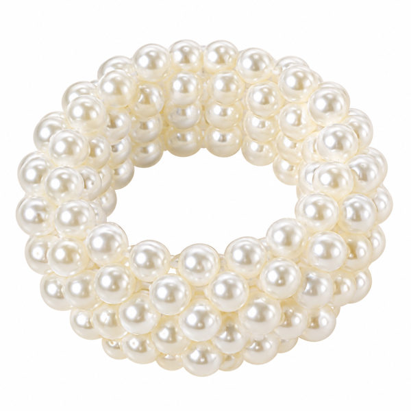 Perlen-Serviettenring – elegant & romantisch | Serviettenring zur Miete / 0,50 €