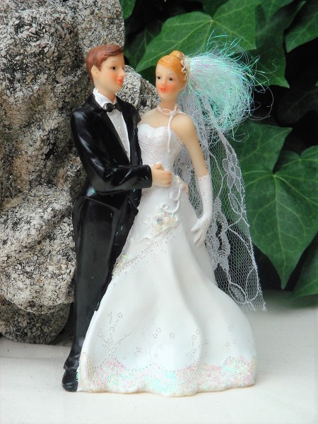 Tortenaufsatz Hochzeit Brautpaar Tortendeko Tortendekoration TA0001
