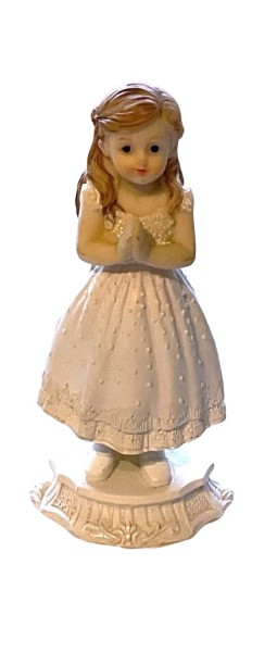 Tortendeko Tortenaufsatz Tortenfigur zur Kommunion Mädchen 12 cm TA0132