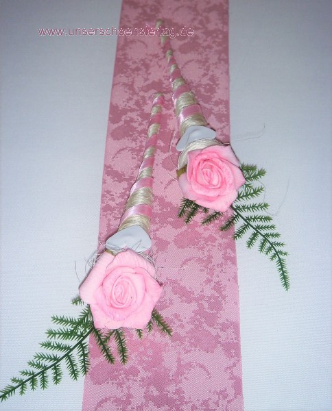 10 x Tischdekoration rosa zur Hochzeit Verlobung Kommunion Konfirmation Taufe Tischdeko TD0055