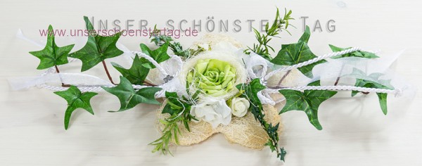 Ehrenplatz Tischdekoration zur Hochzeit Verlobung Kommunion Konfirmation Taufe Tischdeko TD0063 grün (5)