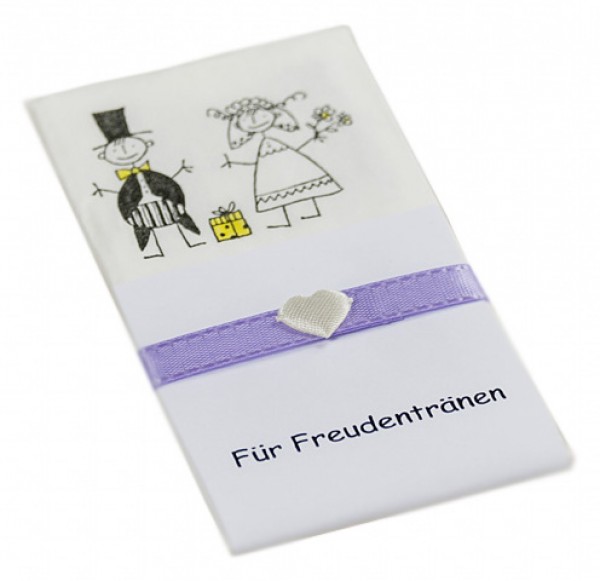 10 Taschentücher Freudentränen Hochzeit TT0023