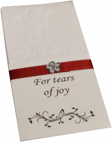 50 handkerchiefs tears of joy wedding TT0056 Freudentränen englisch Hochzeit