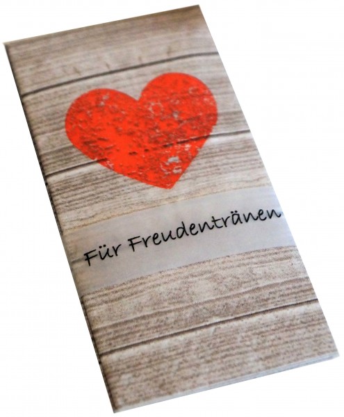 Taschentücher Freudentränen "Herzilein" TT0067