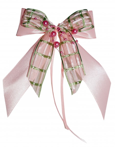 Weihnachtsschleifen Schleifen Geschenke Weihnachten WS1954 im 10er Set - rosa, grün