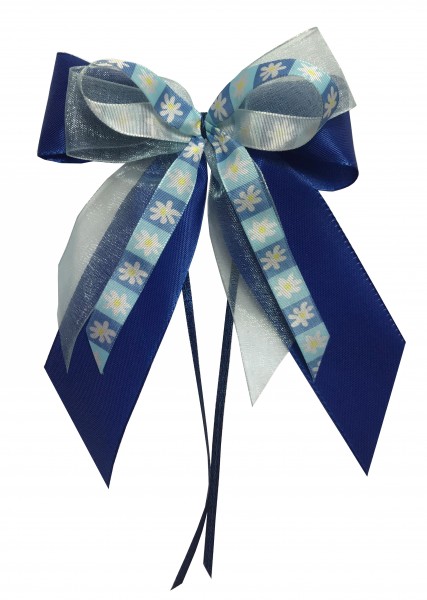 Weihnachtsschleifen Schleifen Geschenke Weihnachten WS2014 im 10er Set - hellblau, blau, weiß