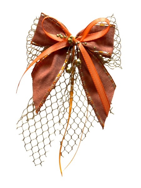 Weihnachtsschleifen Schleifen Geschenke Weihnachten WS2318 im 10er Set - braun, cappuccino, gold