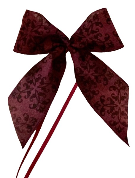 Weihnachtsschleifen Schleifen Geschenke Weihnachten WS2336 im 10er Set - bordeaux, pflaume