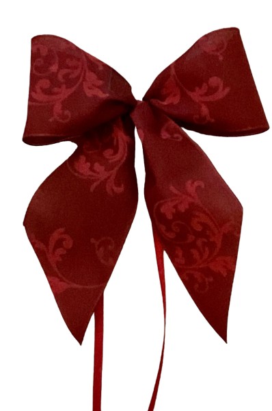 Weihnachtsschleifen Schleifen Geschenke Weihnachten WS2339 im 10er Set - bordeaux, weinrot