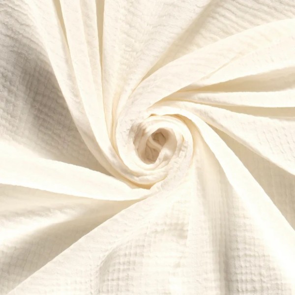 Vermietung von Musselin Stoff Tischläufer ca. 300 cm x 40 cm - Farbe ivory / 5,50 €