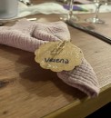 Vermietung von Musselin Stoff Servietten ca. 40 cm x 40 cm - Farbe antikrosa / 1,10 €