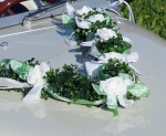 Autoschmuck Girlande " Ivy " AU0013 - weiß