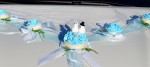 Autoschmuck " Lilly " AU0014 - hellblau, türkis