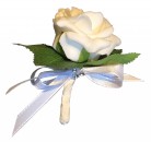 Bräutigamanstecker Anstecker Bräutigam " Maximilian " Hochzeit BA002 - weiß