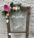 Fenster Vintage Deko HOCHZEIT Scheunenhochzeit SITZPLAN freie Trauung
