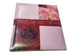 Gästebuch Hochzeit Rosen GB0011 Fotoalbum rosa, bordeaux