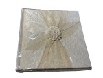 Gästebuch Hochzeit Rosen Kreis GB0014 Fotoalbum cremeweiss