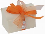 Gastgeschenke Mandeln SCHUTZENGEL Hochzeit Taufe Kommunion Konfirmation GG0082 orange