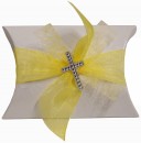 Gastgeschenke Mandeln KREUZ Hochzeit Taufe Kommunion Konfirmation GG0089 gelb