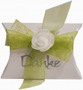Gastgeschenke Mandeln ROSE Hochzeit Taufe Kommunion Konfirmation GG0090 hellgrün