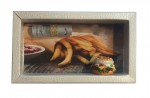 Geldgeschenk Gutschein Burger Pommes Diner GS110