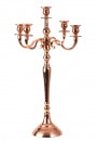 Vermietung von 5-armigem Kerzenleuchter Hochzeit - 60 cm roségold / 10€