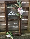 Fenster Vintage Deko HOCHZEIT Scheunenhochzeit freie Trauung live every moment