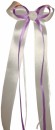 Antennenschleifen zur Hochzeit " Emily " SCH0038 im 10er Set - weiß, flieder