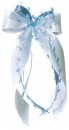 Antennenschleifen " Aurelia " zur Hochzeit im 10er Set SCH0061 - weiß, hellblau