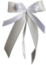 Antennenschleifen " Lisa " zur Hochzeit SCH0077 im 25er Set - creme, weiß