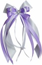 Antennenschleifen " Anna " zur Hochzeit SCH0109 im 10er Set - weiß, flieder