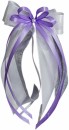 Antennenschleifen " Xenia " zur Hochzeit SCH0112 im 10er Set - weiß, flieder
