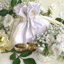 20 Servietten zur Hochzeit Brautbeutel Ringe Schleierkraut SV0001