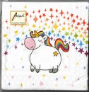 20 Servietten Einhorn Regenbogen Geburtstag SV0055